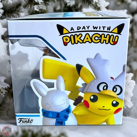 Funko Pokemon A Day With Pikachu A Cool New Friend Vinyl Figure in Box NIB - Picture 4 of 6